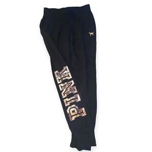 VS PINK Bling ombre sequin skinny jogger